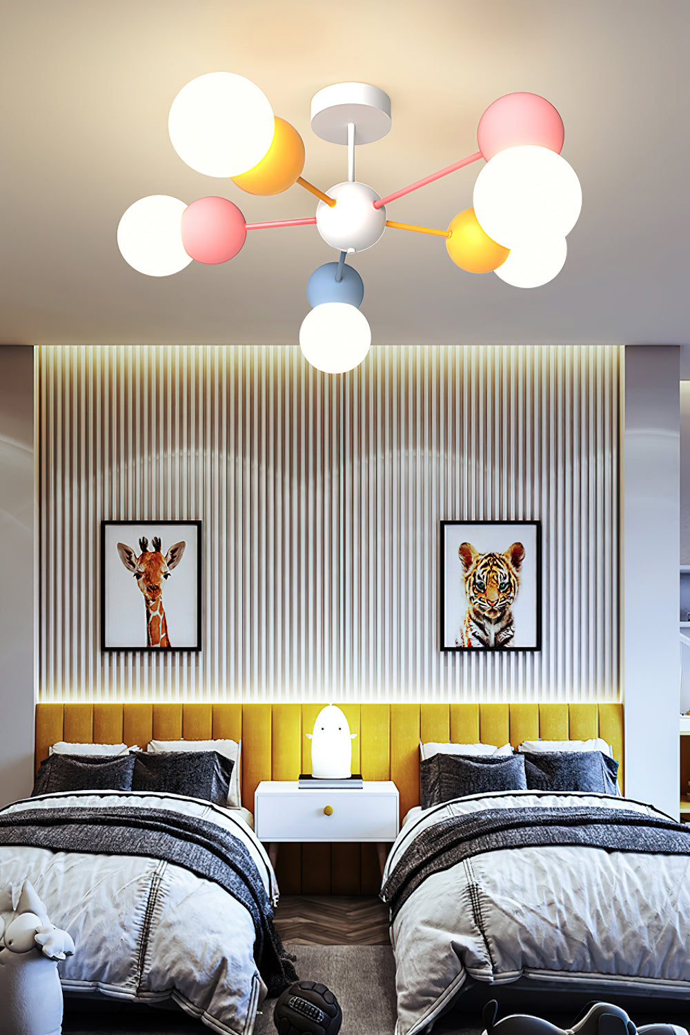 Nordic Macaron Magic Bean Chandelier