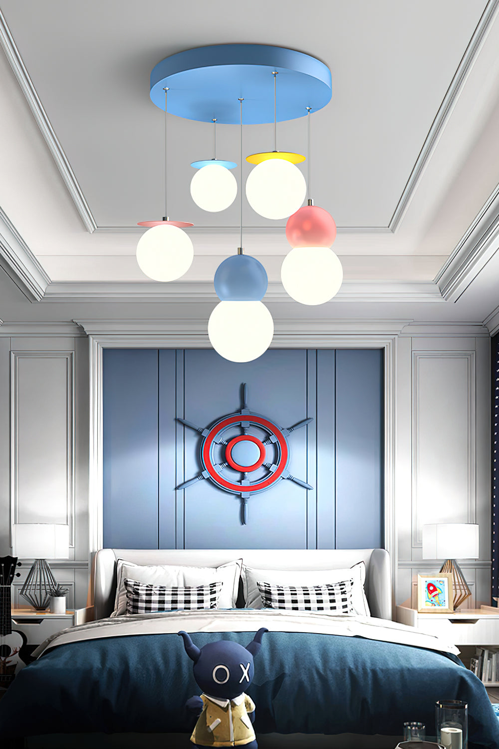 Nordic Macaron Magic Bean Chandelier