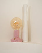 Nordic Style Cat Ceramic Table Lamp Built-in Battery