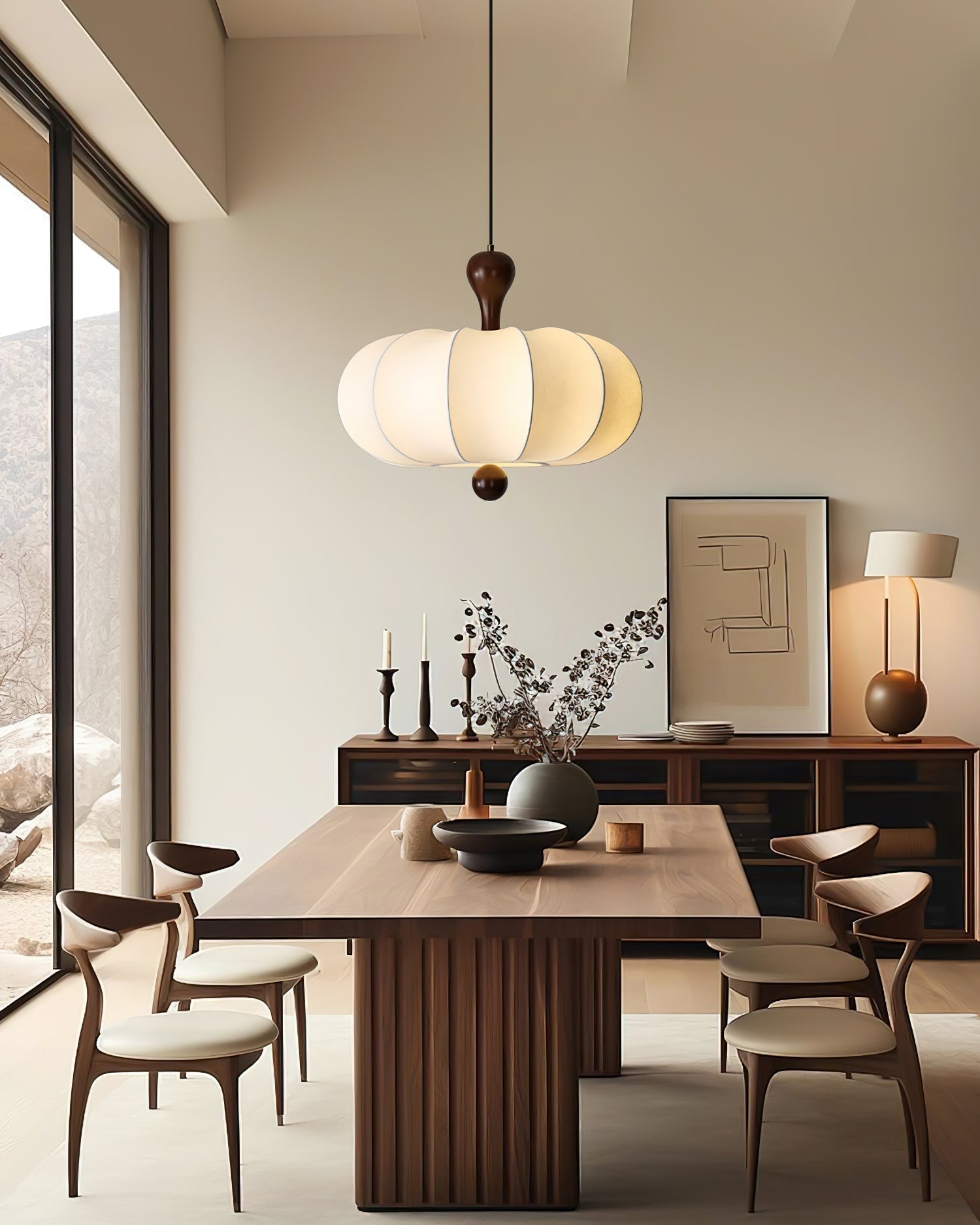 Jovian Sculpted White Suspension