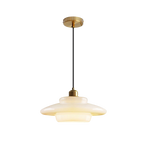 Milky White Glass Pendant Light