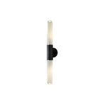 Nordic Water-Ripple Glass Brass Wall Sconce LED 1-Light
