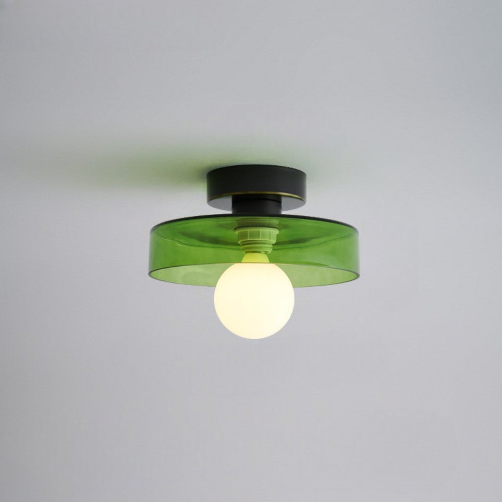 French Bauhaus Ceiling Light