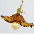 Vintage Hibiscus Pendant Light