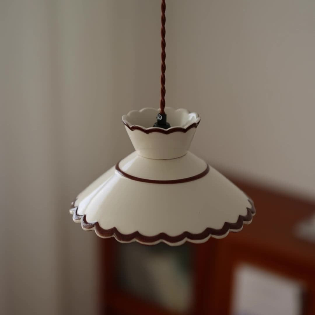 Velouran - Classic Vintage Ceramic Pendant Lamp