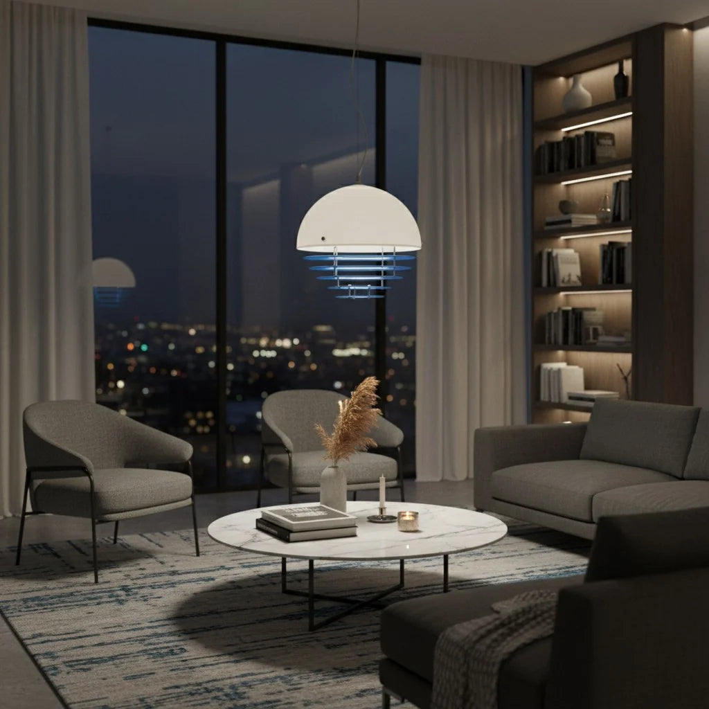 Odin Bauhaus Sunset Glass Pendant Light