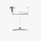 Orion Adjustable Swing Arm Acrylic Disc Pendant Light