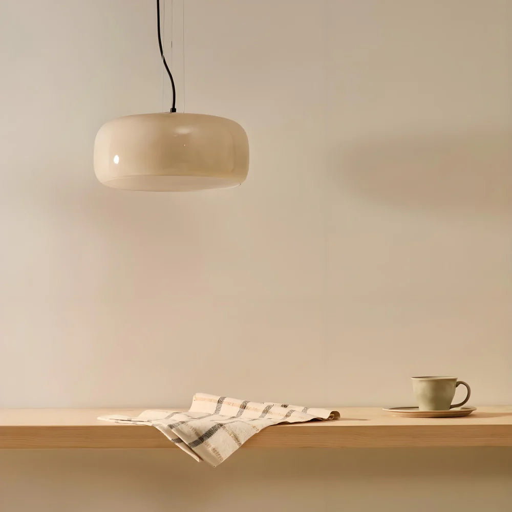 Orithen Modern Round Glass Pendant Light