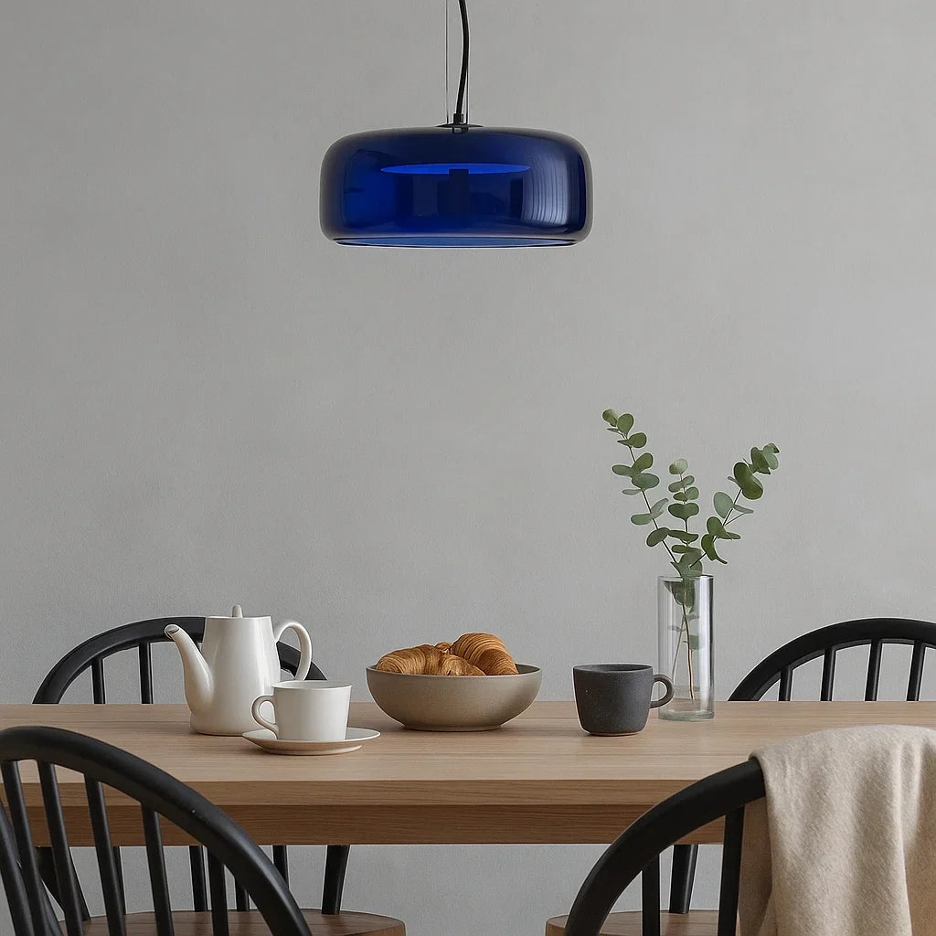Orithen Modern Round Glass Pendant Light
