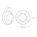 Avi Marble Indoor Wall Sconce