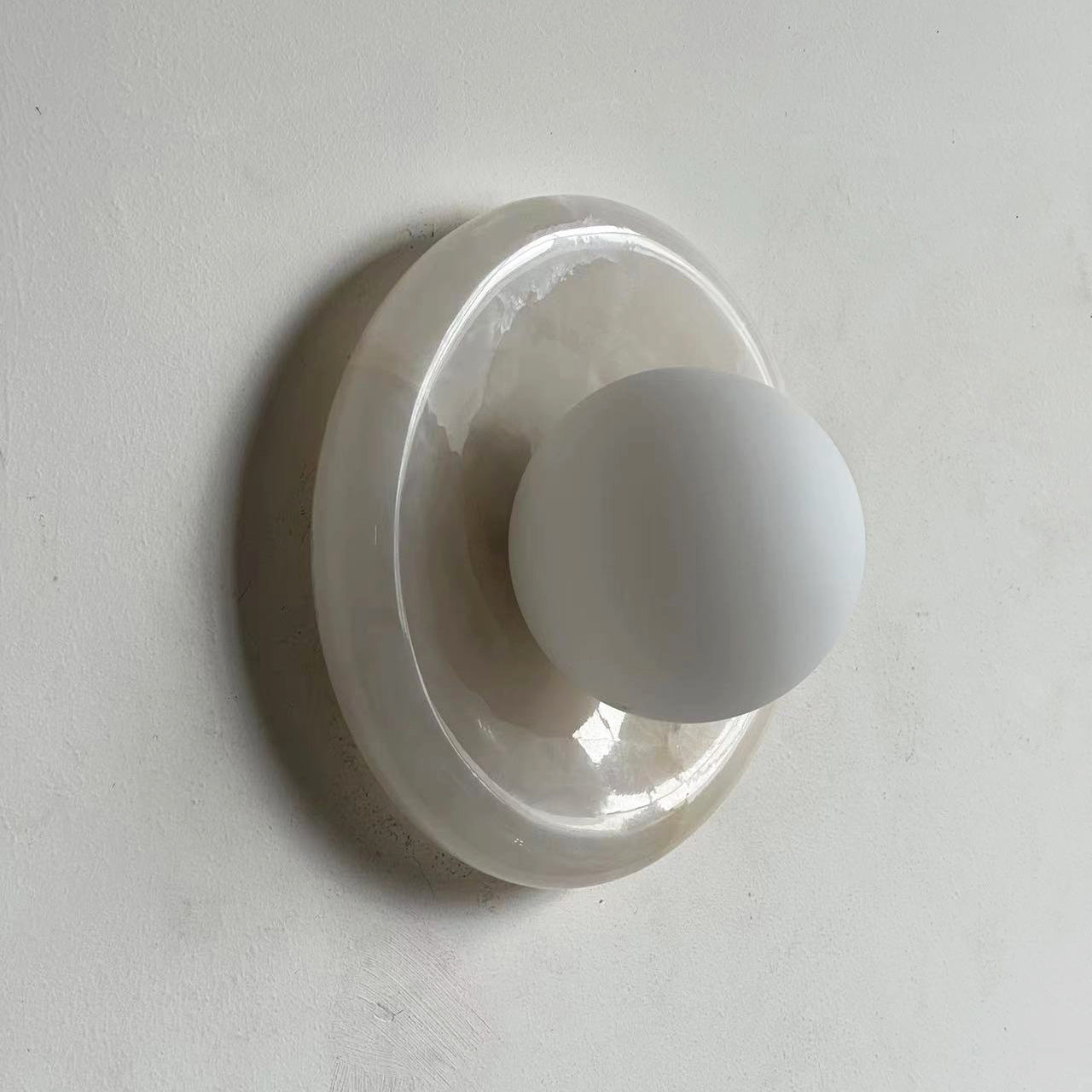 Hako Marble Indoor Wall Sconce
