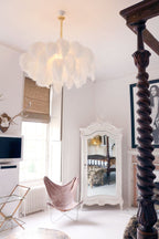 Ostrich Feather Chandeliers