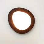Quisti Pebble Walnut Ceiling Light