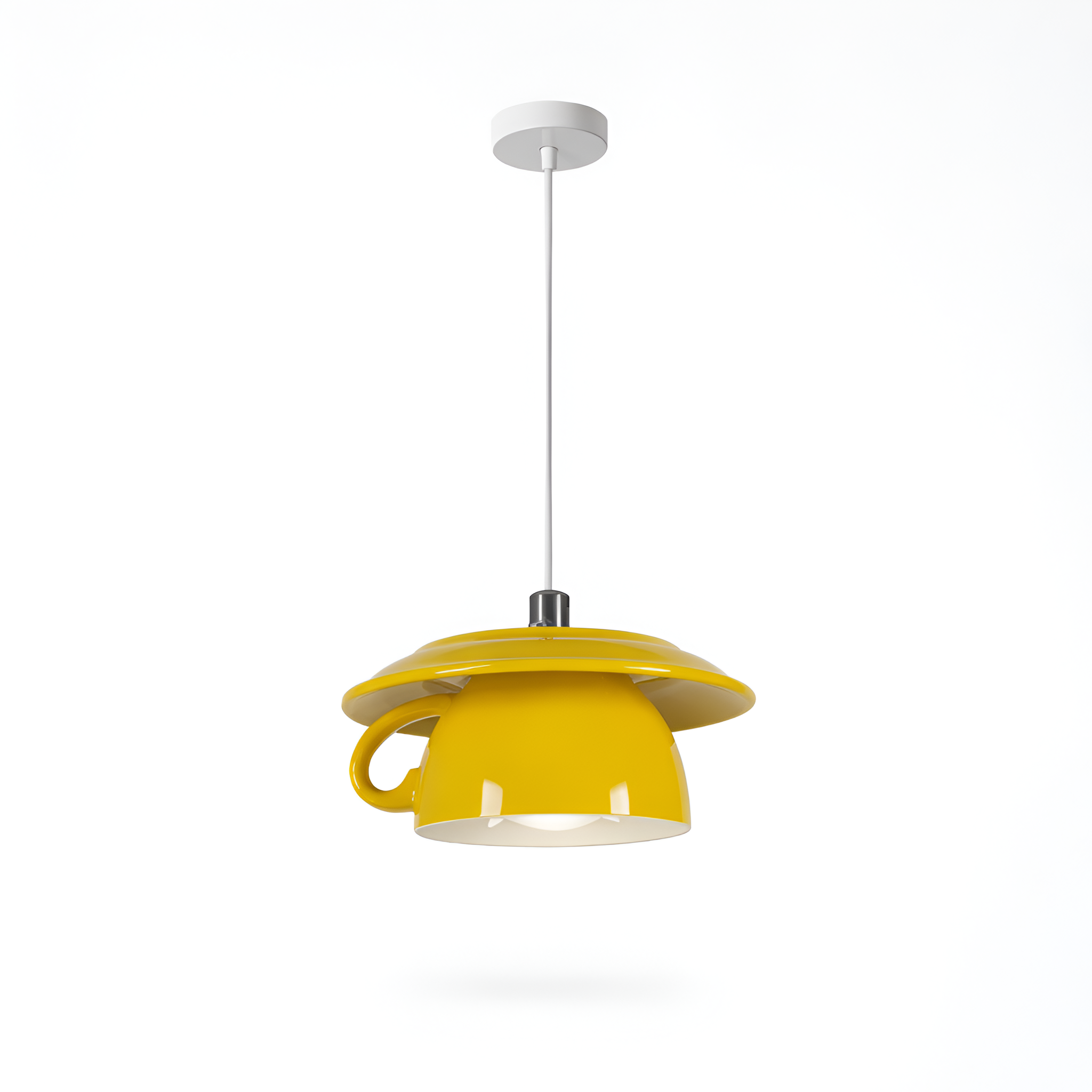Adam - Ceramic Cup Pendant Light