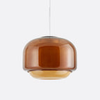 Pericles Spherical Colorful Glass Pendant Light