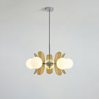 Ulano Chandelier in Brown and Orange