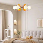 Ulano Brown & Orange Chandelier