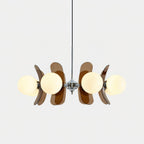 Ulano Brown & Orange Chandelier