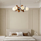 Ulano Chandelier in Brown and Orange