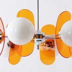 Ulano Chandelier in Brown and Orange