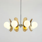 Ulano Brown & Orange Chandelier