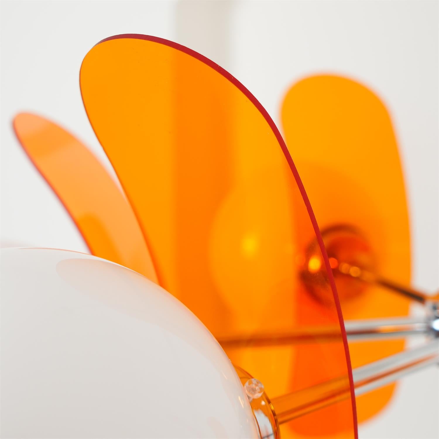Ulano Chandelier in Brown and Orange