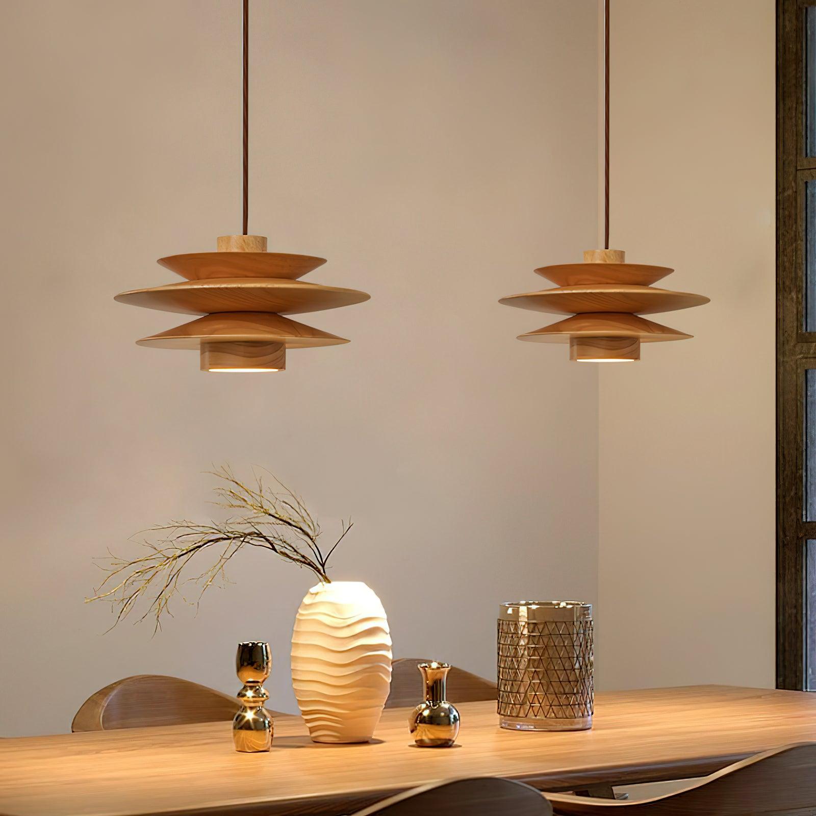 Axis Walnut Suspension Mid-Century