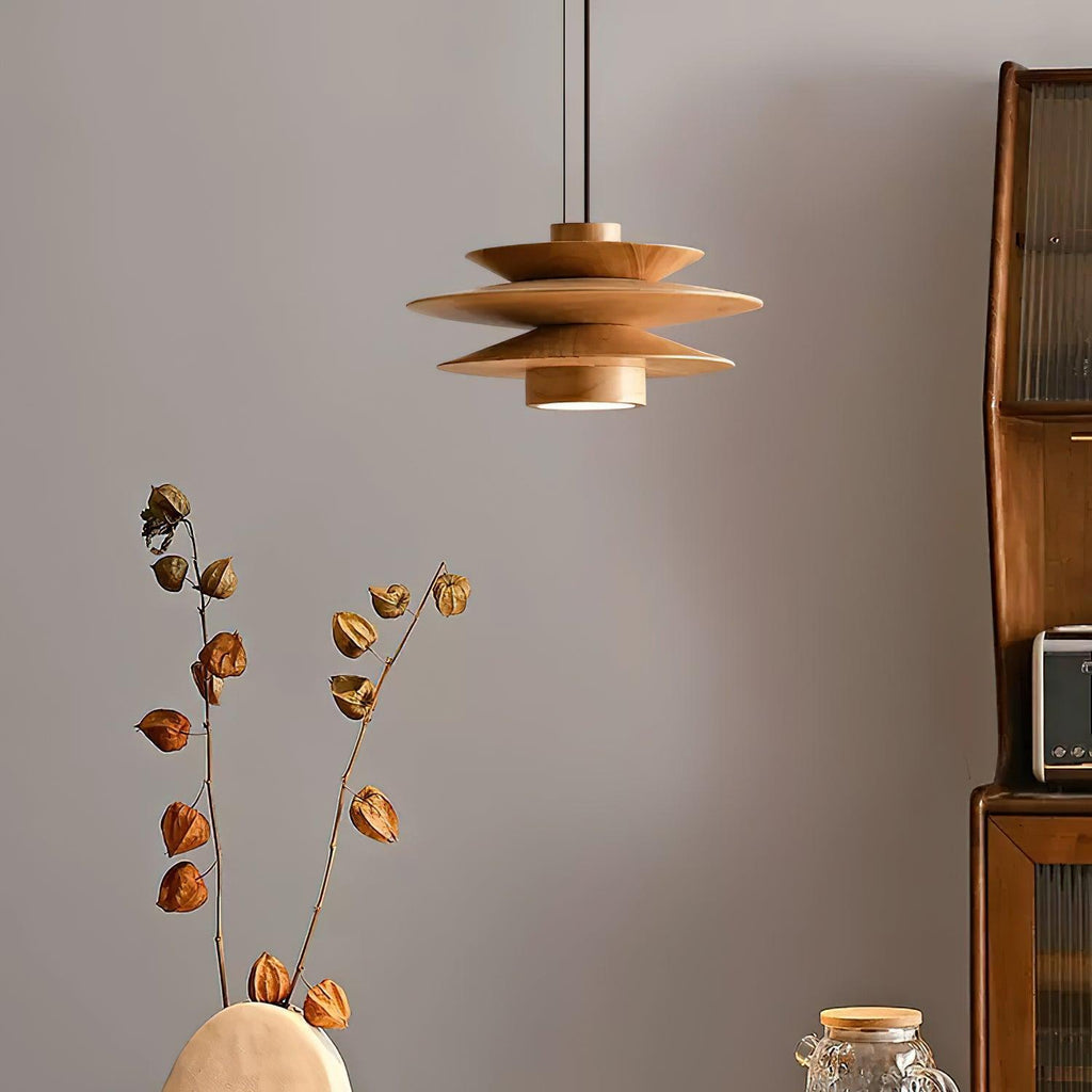 Axis Walnut Suspension Mid-Century