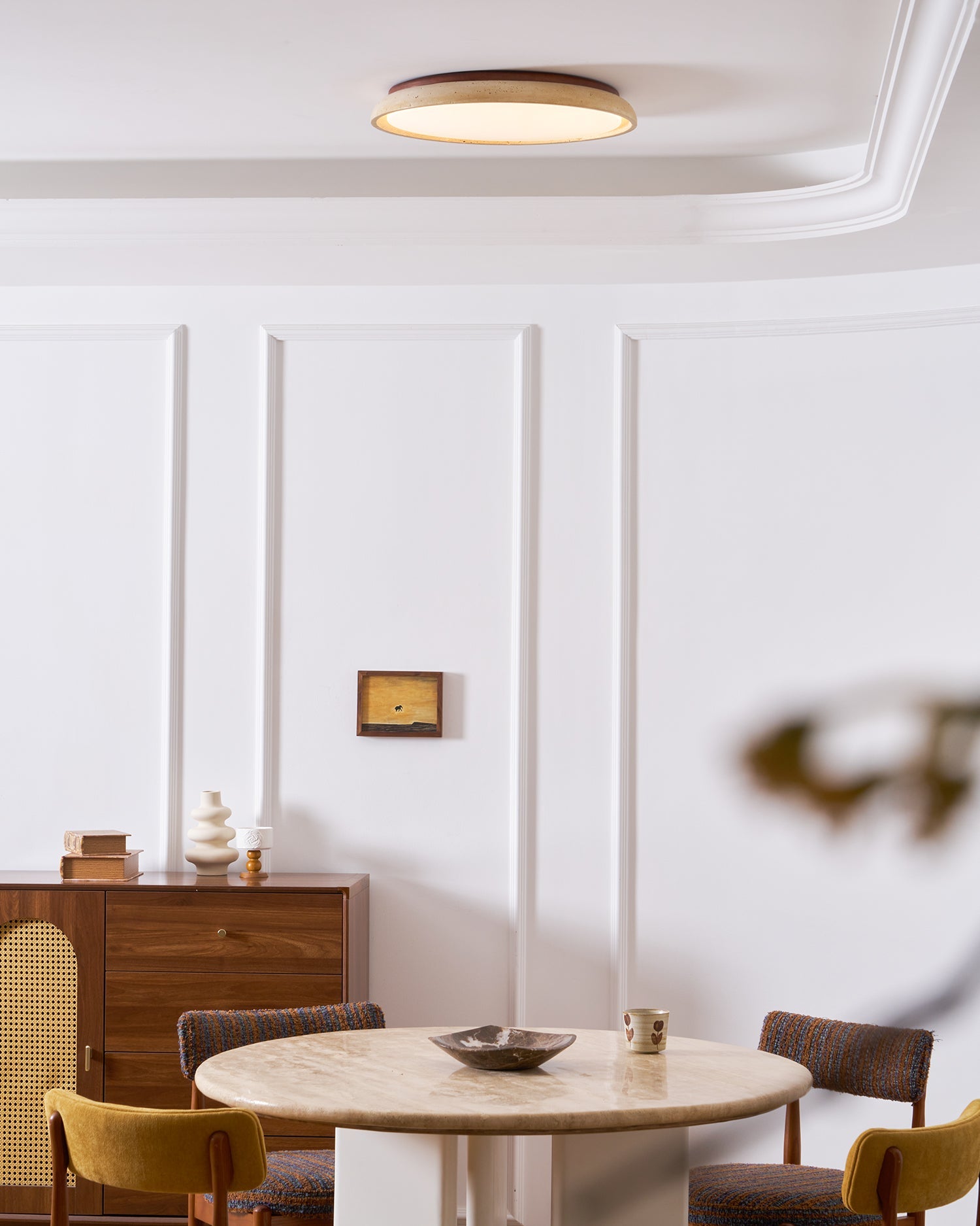 Piedra Travertine Ceiling Light