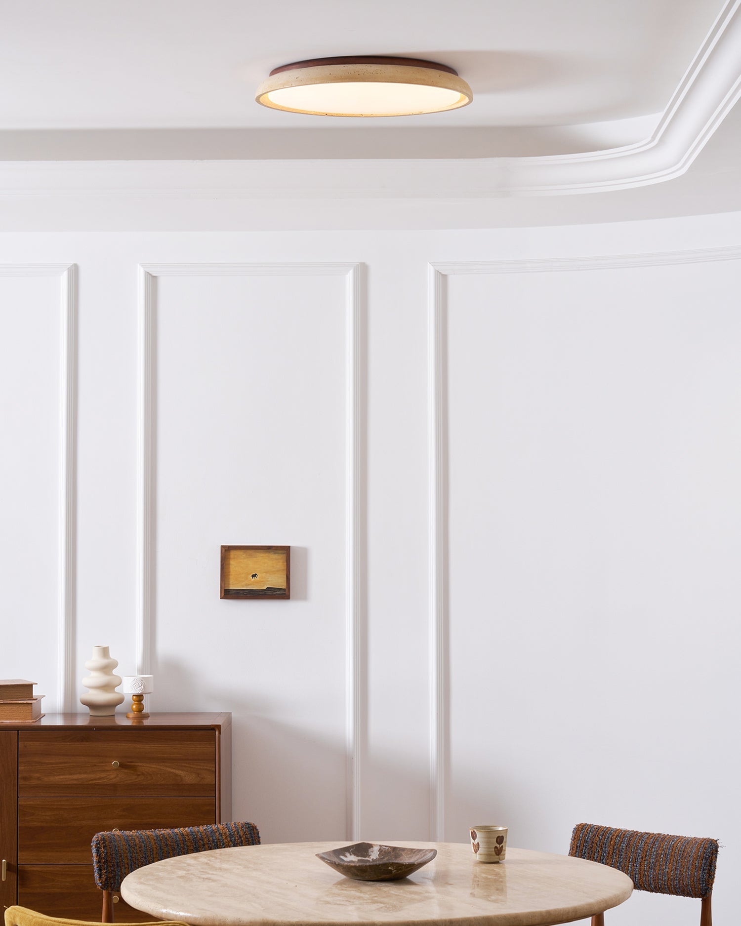 Piedra Travertine Ceiling Light