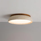 Kloris Travertine Stone Ceiling Light