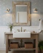 Porcelain Indigo Wall Lamp
