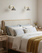 Porcelain Indigo Wall Lamp