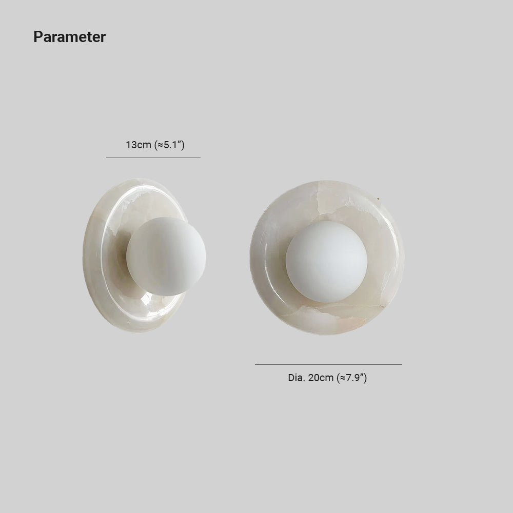 Hako Indoor Wall Lamp in Marble