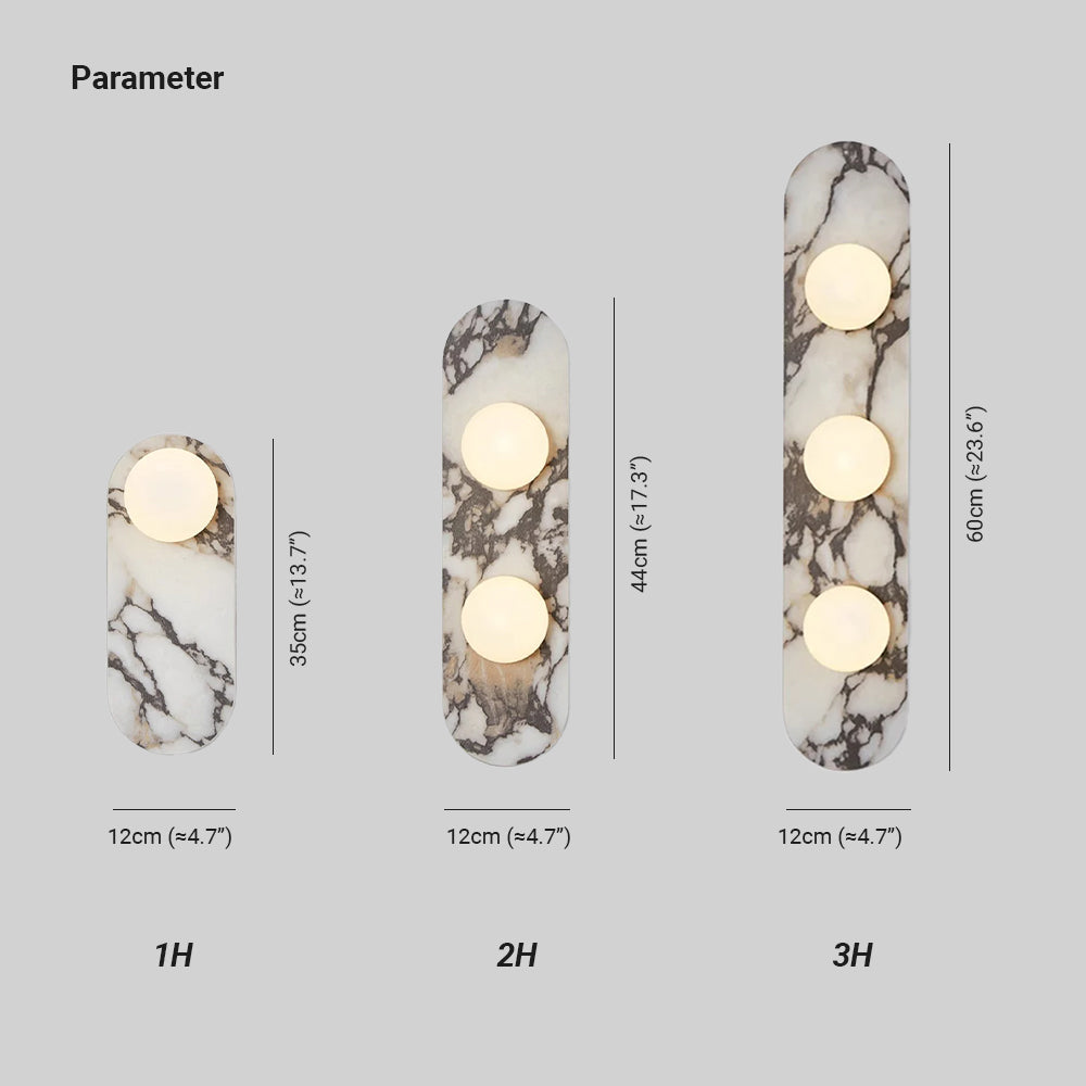 Domil Marble Wall Sconce