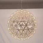 Ivthayra Luxury Postmodern Golden Ball Suspension
