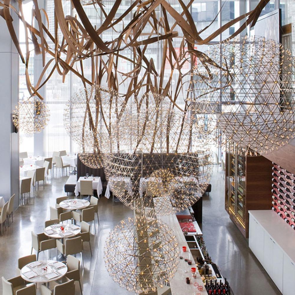 Ivthayra Postmodern Luxury Sphere Gold Pendant Light
