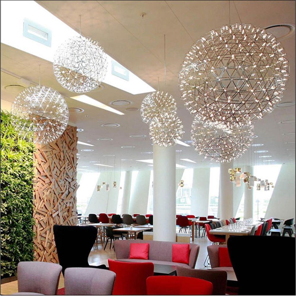 Ivthayra Luxury Postmodern Golden Ball Suspension