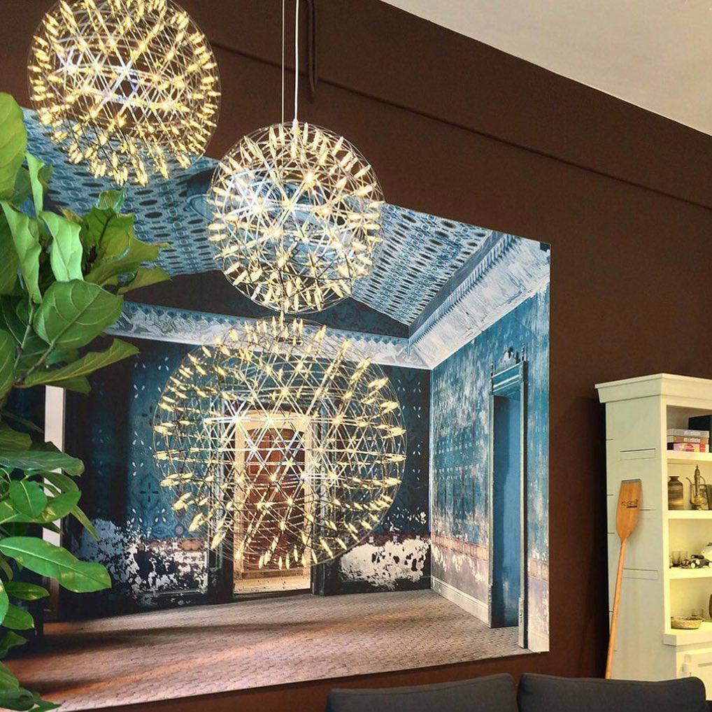 Ivthayra Postmodern Luxury Sphere Gold Pendant Light