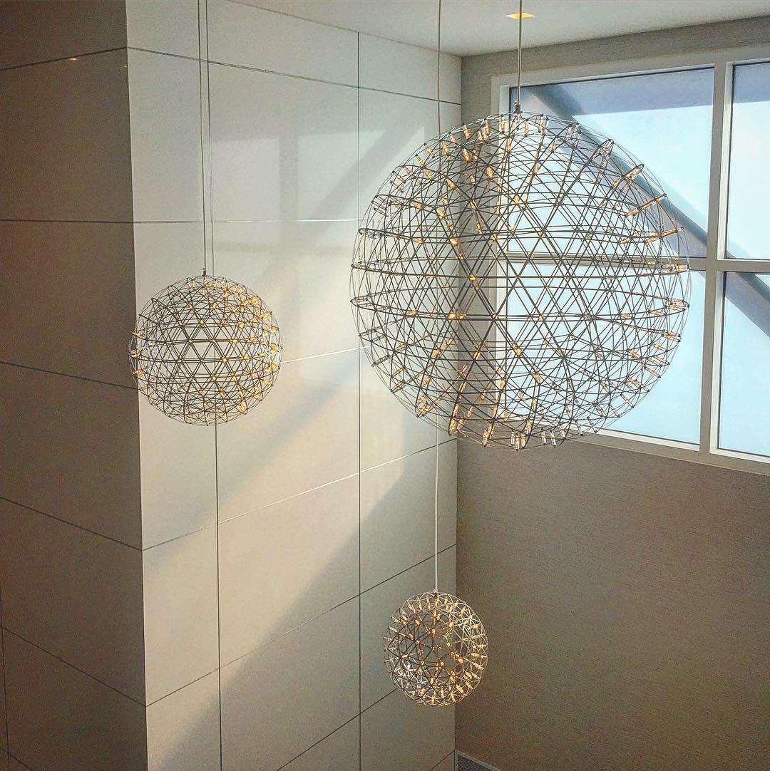 Ivthayra Postmodern Luxury Sphere Gold Pendant Light