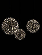 Ivthayra Luxury Postmodern Golden Ball Suspension