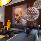 Ivthayra Postmodern Luxury Sphere Gold Pendant Light