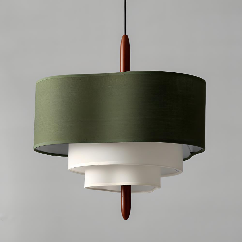 Ophel Fabric Hanging Lamp in Green