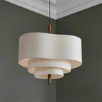 Ophel Fabric Hanging Lamp in Green