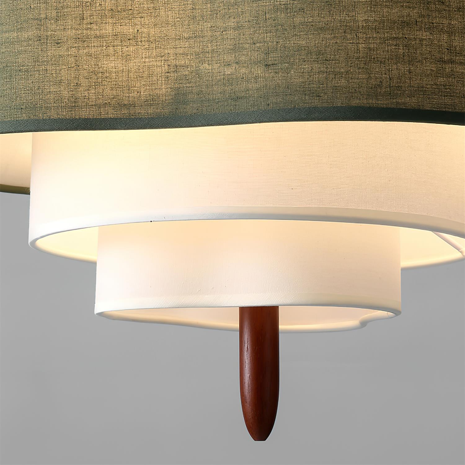 Ophel Fabric Hanging Lamp in Green