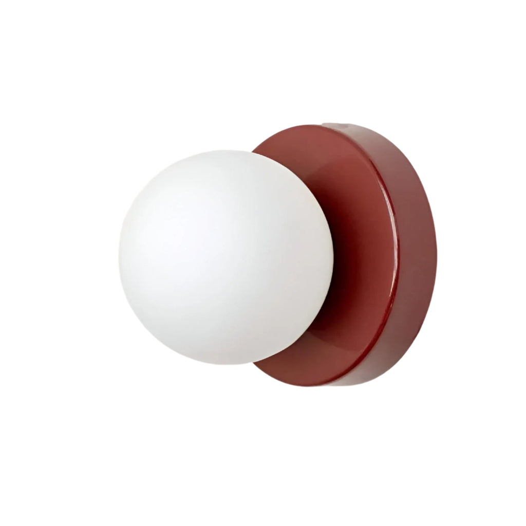 Nordic Glass Globe Wall Sconce LED 1-Light