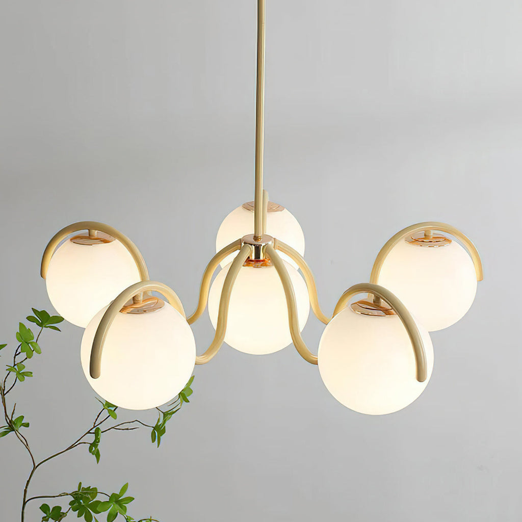 Reedway Curve Linear Chandelier
