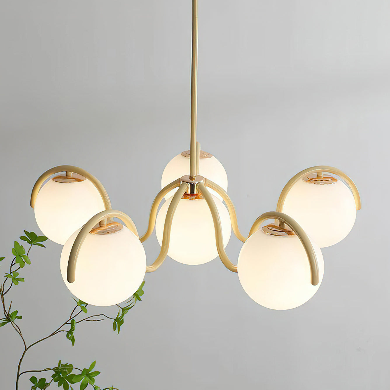 Reedway Curve Linear Chandelier