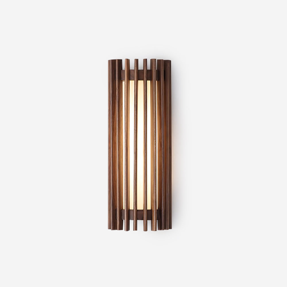 Neyra Indoor Wall Sconce in Walnut