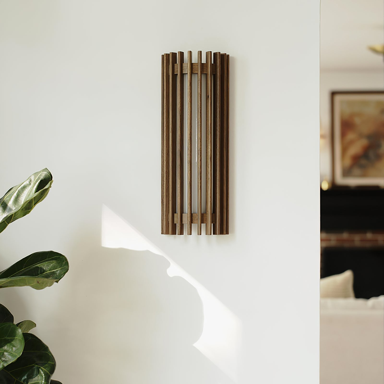 Neyra Indoor Wall Sconce in Walnut